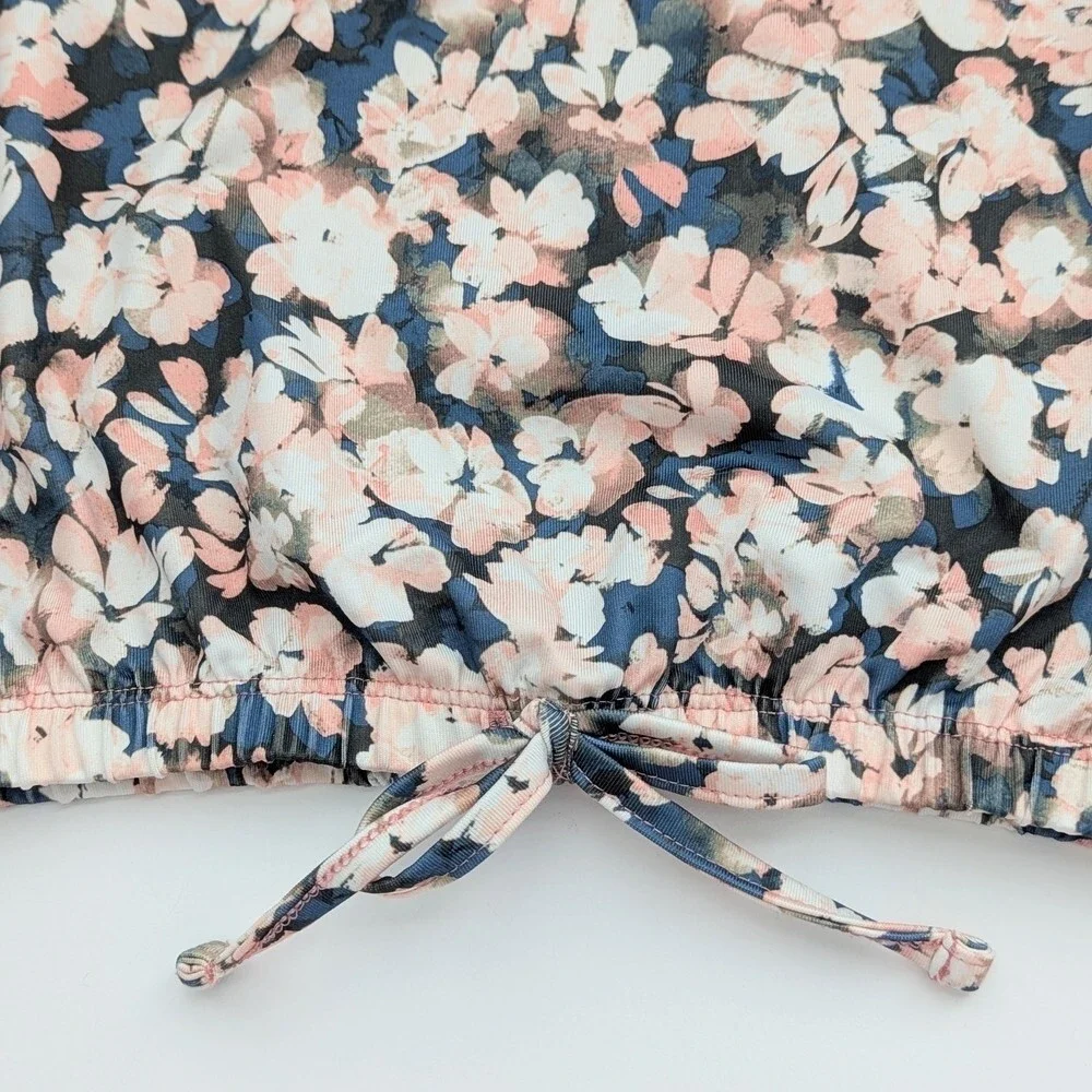 OshKosh B'gosh Girls (Size 4) Colorful Floral Cinched Waist Top/Blouse